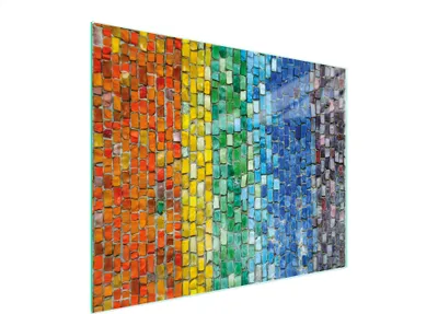 Image de Planche à découper en verre 52x40 couleur