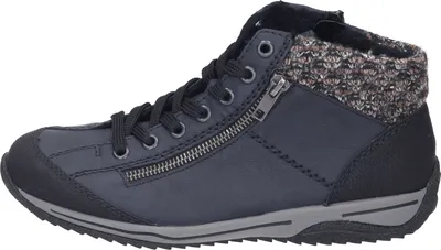 Produktbild von Rieker Damen Schnürboot blau kombi, Damen:37 EU