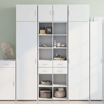 Obrázek produktu pro vidaXL Vysoká skříňka bílá 70x42,5x225 cm materiál na bázi dřeva
