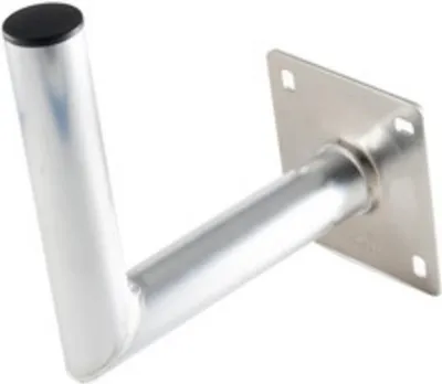 Zdjęcie produktu dla S/CONN uchwyt ścienny anteny SAT, ALU, 250 mm x 250 mm, rura 50 x 2,5 mm--z (89820-T)