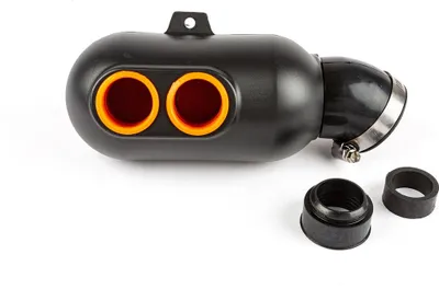Produktbild von Luftfilterkasten für Karting D. 35 mm schwarz und orange.