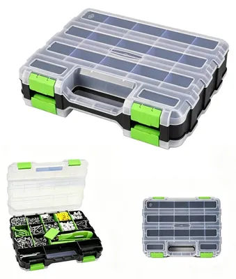 Produktbild von Solidchoice – Sortierbox mit doppelten Fächern und 34 Fächern