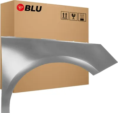Immagine prodotto di BLU Parafango compatibile con Audi A1 8X LX7G Destra Grau ChronosGrau | 2000-2003 | Anteriore | Verniciato | Pronto per il montaggio | Zincato