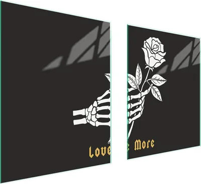 Immagine prodotto di Piastra Protettiva In Vetro Per Cuore 85X52 Rose