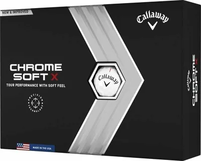 Produktbild von Callaway Chrome Soft X 2022 Golf Balls White Basic Golfball