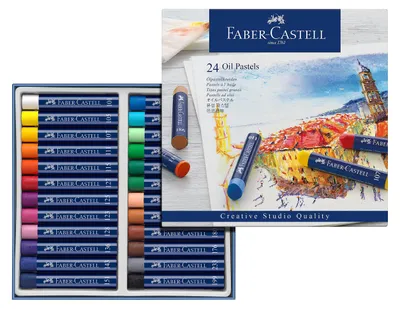 Immagine prodotto di Pastelli a olio, qualità professionale, confezione da 3 unità da 24 pezzi