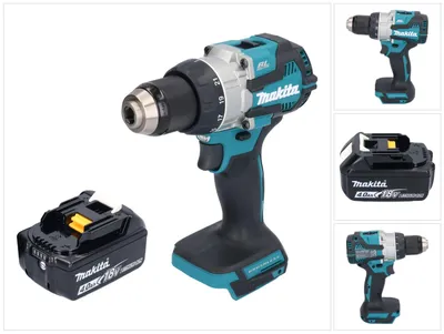Image de Makita DDF 489 M1 Perceuse-visseuse sans fil 18 V 73 Nm Brushless + 1x batterie 4,0 Ah - sans chargeur
