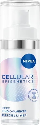 Obrázek produktu pro NIVEA Cellular Epigenetics Rejuvenating Serum 30 ml, Pleťové sérum proti vráskám, které redukuje známky stárnutí během 2 týdnů, s kyselinou hyaluronovou a epicelinem pro omlazení pleti