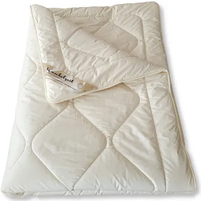 Produktbild von Merino Schafschurwolle Winterdecke Kuschelzeit in 155x220 cm mit Duo Aufbau