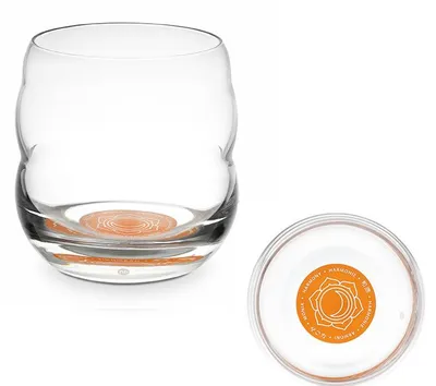 Image de Verre Mythos Chakra Sacré/Affirmation Harmonie, 0,25 litre - verre sans plomb