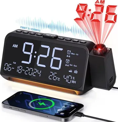 Obrázek produktu pro Rádiobudík s napájením ze sítě, funkcí budíku a funkcí DAB
