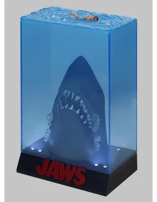 Produktbild von Jaws 3D Poster PVC Figur 50th Anniversary mit LED-Leuchtfunktion 26 cm