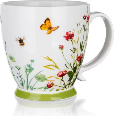 Immagine prodotto di Tazza MEADOW da 460 ml in Vetroceramica con motivo floreale