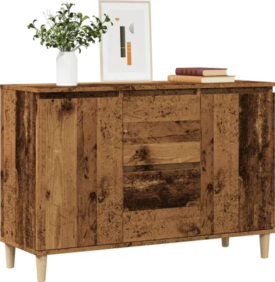 Obrázek produktu pro vidaXL Příborník vzhled starého dřeva 102x35x70 cm materiál na bázi dřeva