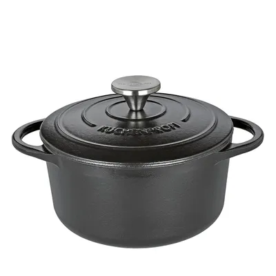 Produktbild von Küchenprofi Bratentopf Provence Gusseisen Schwarz rund 26 cm