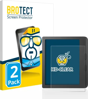 Produktbild von 2x Für Tolino Vision 6 / 5 Schutzfolie BROTECT Displayschutz Display Schutz Folie Klar Transparent