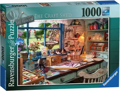 Produktbild von RAVENSBURGER Puzzle My Refuge No.1: Bastelwerkstatt 1000 Teile