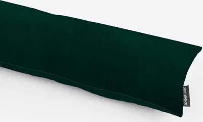Produktbild von SCHÖNER LEBEN. Zugluftstopper Velvet Samt ein dunkelgrün div. Größen Auswahl 110cm Länge