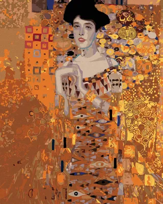 Produktbild von Zuty - Malen nach Zahlen - GOLDENE ADELE (G. KLIMT), 40x50 cm, ohne Keilrahmen