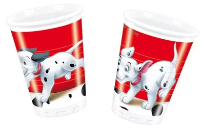 Produktbild von 101 Dalmatiner Kunststoffbecher 200 ml