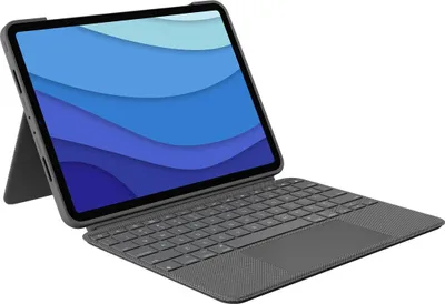 Immagine prodotto di Logitech Combo Touch - Tastiera e custodia folio - con trackpad - retroilluminata - Apple Smart connector - QWERTY - Svizzera - Grigio Oxford - per Apple iPad Pro da 11 pollici (1a generazione, 2a generazione, 3a generazione)