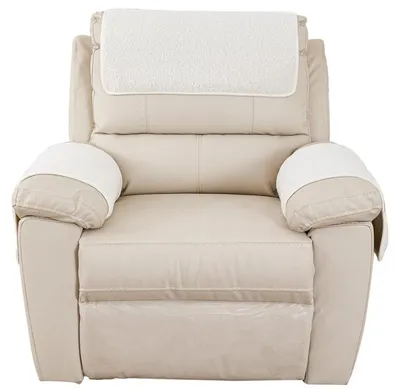 Immagine prodotto di Coprisedie, confezione da 3 pezzi, colore bianco, antiscivolo e lavabile, protezione per mobili per il soggiorno