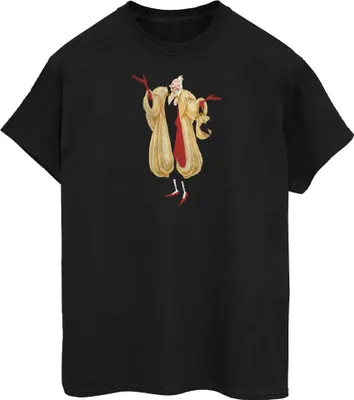 Produktbild von 101 Dalmatians - T-Shirt für Damen BI387 (XXL) (Schwarz/Beige)