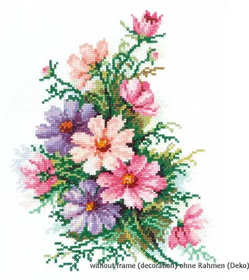 Productafbeelding van Magic Needle Zweigart Editie Kruisstikset "Kosmeen", telpatroon, 18x24 cm