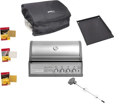 Produktbild von Gasgrill Crossray Heatstrip Einbau Grillpaket 12,4 kW Infrarto-Grill Gas Grill Gartenkamin