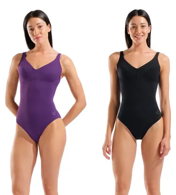 Image de Maillot de bain arena Badeanzug Victoria U Back, couleur : prune, taille : 40