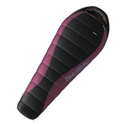Produktbild von Husky Mumienschlafsacktuch für Damen -20°C 200 x 80 cm-Schwarz / Lila