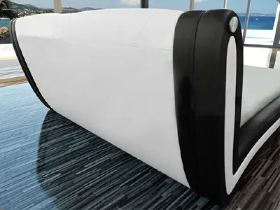 Obrázek produktu pro LEDERBETT POLSTERBETT 140 160 180x200 cm DOPPELBETT DESIGN BETT " EU" NEW