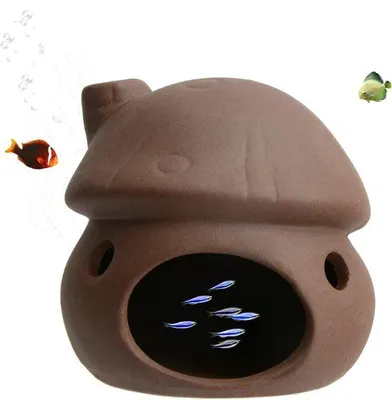Productafbeelding van Keramische aquariumversiering, bruin