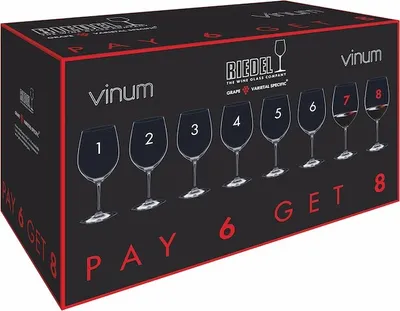 Image de RIEDEL - Vinum Viognier/ Chardonnay Glas 37 cl, Vorteilsset - Kauf 8 Zahl 6