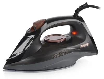 Immagine prodotto di Ferro da stiro a vapore Princess nero 2600 W (01.322890.01.001)