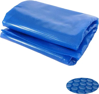 Produktbild von Wärmeplane für den Pool, Abdeckplane in ovaler Form 7,31x3,65m, blau, Stärke: 400 µm