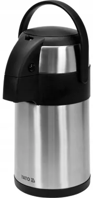 Produktbild von Edelstahl Tischthermoskanne mit Pumpe 2,2L