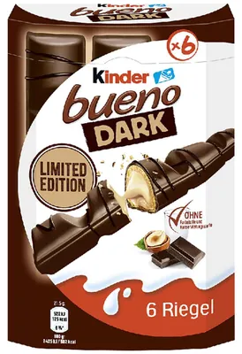 Produktbild von kinder bueno Dark 6er