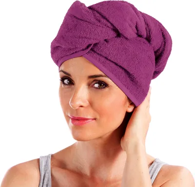 Produktbild von Erwin Müller Turban fuchsia 28x70 cm