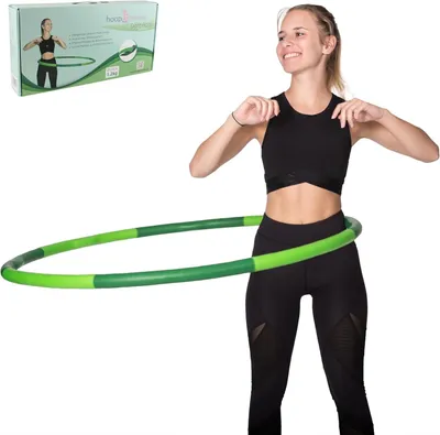 Image de Cerceaux Hula-Hoop, 1,2 kg, en mousse, pour le fitness, adaptés aux débutants