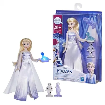 Image de Disney - Lalka Elsa z Frozen 2 Magic Moments w wersji hiszpańskiej, akcesoria premium