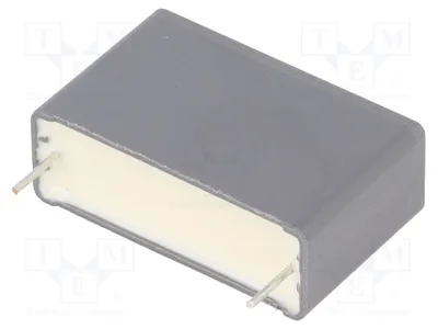 Obrázok produktu pre 1x Kondenzátor: Polyesterový, 10 µF, 100 V DC, 63 V AC, rozmer: 27,5 mm, typ: R60ER5100AA30K