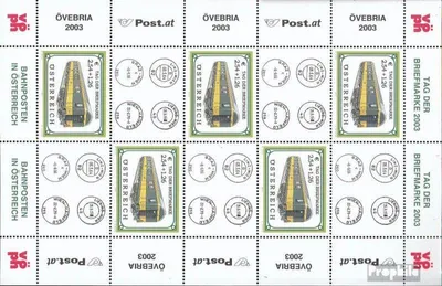 Produktbild von Briefmarken Österreich 2003 Mi 2414Klb Kleinbogen (kompl.Ausg.) postfrisch Bahnpostwagen