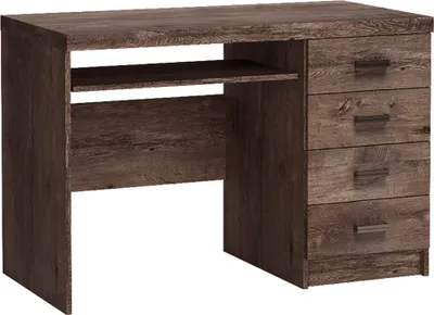 Produktbild von Schreibtisch modern in Esche dunkel INGENIO-161