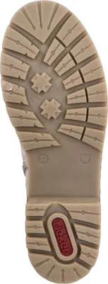 Produktbild von Rieker Damen Stiefelette Boot Schnürung warmes Futter derbe Profilsohle Y7446, Größe:39 EU, Farbe:Beige
