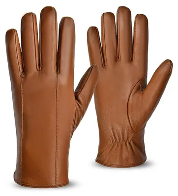 Produktbild von Omgoods – Herren Lederhandschuhe mit warmer Kaschmirfütterung