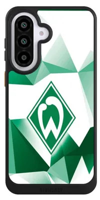 Produktbild von NIVOCASE Hülle für Samsung Galaxy A57 5G  Handyhülle NIVOcore Case Schwarz Offizielles Lizenzprodukt SV Werder Bremen Tarnmuster