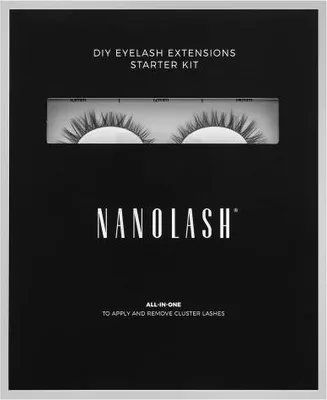 Obrázok produktu pre Nanolash DIY Eyelash Extensions Starter Kit sada na domáce predĺženie rias Charm