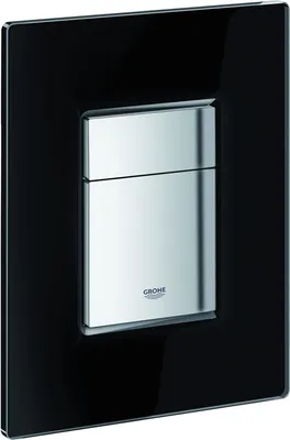 Produktbild von Grohe Skate Cosmopolitan WC-Betätigung mit Glasoberfläche velvet black - 38845KS0