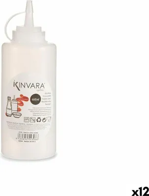 Obrázek produktu pro Nádoba na omáčky Průhledný plast 400 ml (12 kusů)